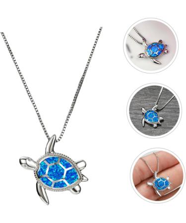 ibasenice Turtle Necklace Sea Neck Themed Pendant Theme Fashionable Beach Fashion Accessory Jewelry Necklace Ocean Turtle - Buy Online on SooperMarket.com
