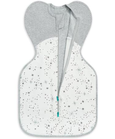 Love To Dream Swaddle UP Baby Sleeping Bag - Self-Soothing Swaddle for Newborns - Longer Sleep & Calm Startle Reflex - All Year Round - Medium (6-8.5kg) - White - North Star - Buy Online on SooperMarket.com