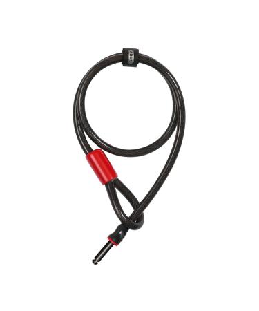 Abus frame lock cable - adaptor cable 12/100 - bicycle lock with 100 cm length - 12 mm thick steel cable black black 100 cm