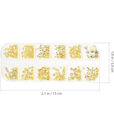 Beavorty 5 Boxes metal nail decoration rhinestones for nails Unique nail decor DIY rhinestones for crafts nail art jewel stickers manicure kit manicure metal decor jewelry pp the circle 3d - Buy Online on SooperMarket.com