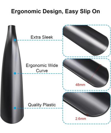 Telescopic Long Shoe Horn - Sturdy Aluminium Alloy - Ideal for Seniors, Men, Women, Kids - Easy Use for Boots - 16-38 inch - Buy Online on SooperMarket.com
