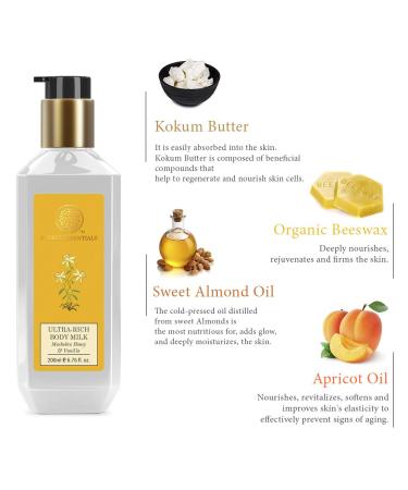 Buy Forest Essentials Mashobra Honey & Vanilla Ultra Rich Body Lotion 200ml | Luxurious Moisturizer for All Skin Types | International Shipping Available - Buy Online on SooperMarket.com