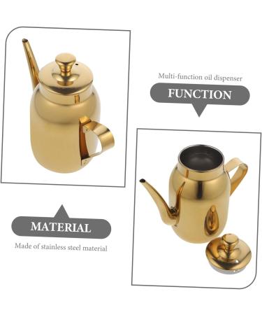 Alipis Filter Residue Oil Pot Olive Oil Home Supply Oil Dispensers Oil Jug Oil Holder Oil Container Kitchen Household Oil Container Vinegar Bottles Sauce Multipurpose Stainless Steel - Buy Online on SooperMarket.com