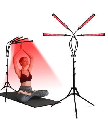 Red Light Lamp 660nm 850nm Deep Infrared Light Lamp with Stand Red Light for Home Use