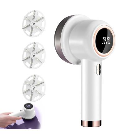 Electric Lint Remover - 3-Speed Fabric Shaver with LED Display & 6 Cutter Blades - Portable Bobble & Debobbler for Clothes - Buy Online on SooperMarket.com
