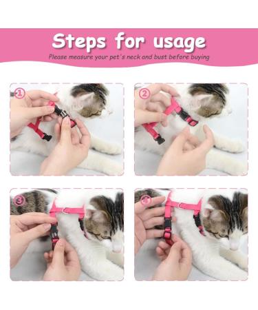 Yutou Soft Cat Dishes & Adjustable Leash Set - Outbreak-Proof Harness for Kittens Puppies & Rabbits - Buy Online on SooperMarket.com