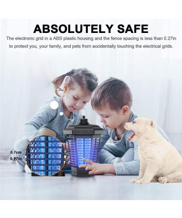 Electric Bug Zapper 18W Mosquito Killer Outdoor IPX4 Waterproof High Powered 4200V Electric Mosquito Zapper Fly Trap for Home Garden Patio Office - Buy Online on SooperMarket.com