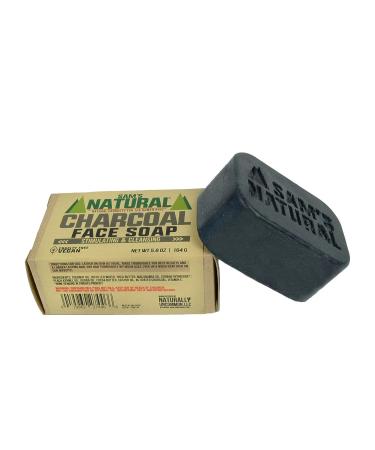 Sam's Natural Charcoal Face Soap | Vegan Cruelty-Free & Natural | International Shipping Available - Buy Online on SooperMarket.com