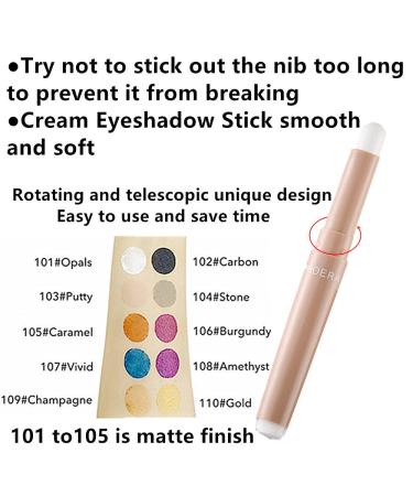Go Ho Cream Eyeshadow Stick - Waterproof, Smooth & Vivid | Easy-to-Apply Eyeshadow Pencil - Buy Online on SooperMarket.com