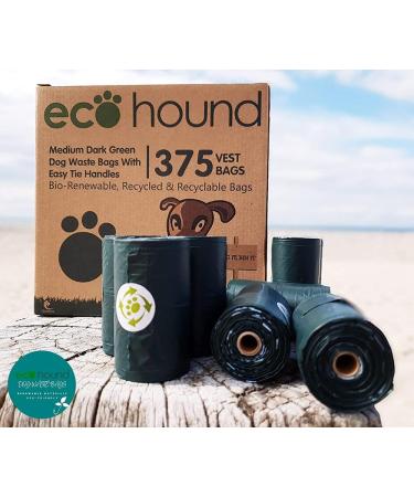 Ecohound Oceanex 375 Medium Vest Dog Poop Bags | Roll with Tie Handles - Buy Online on SooperMarket.com