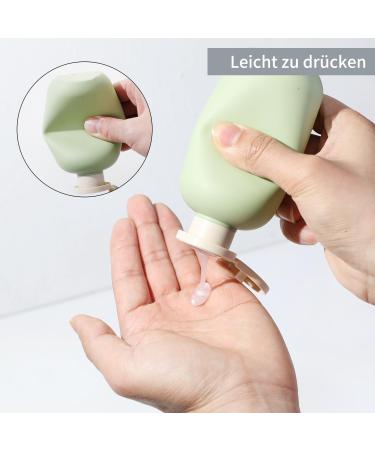 3-Pack 200ml Leak-Proof Squeeze Bottles with Flip Cap - Refillable Travel Containers for Creams Lotions & Shampoo - Buy Online on SooperMarket.com