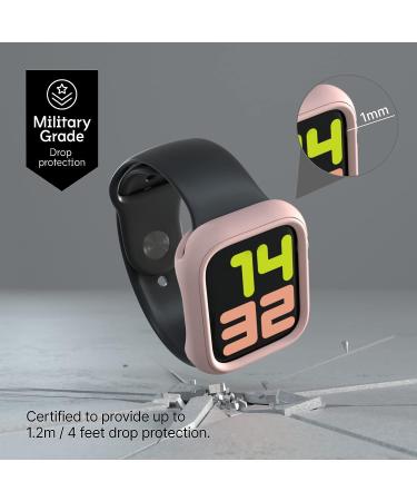 RHINOSHIELD Bumper Case for Apple Watch Series 8/7 45mm - Lightweight & Shock Absorbent | Slim Protective Cover (Black) - Buy Online on SooperMarket.com