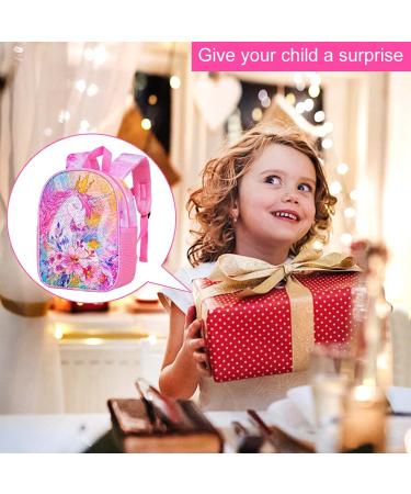 Unicorn Toddler Backpack with Leash - Safety Harness Mini Bookbag for Girls - Buy Online on SooperMarket.com