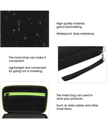 Shop QP2520/90/70 Nylon TPU Shaving Bag | Electric Shaver Storage Organizer for Men - Black Green - Buy Online on SooperMarket.com