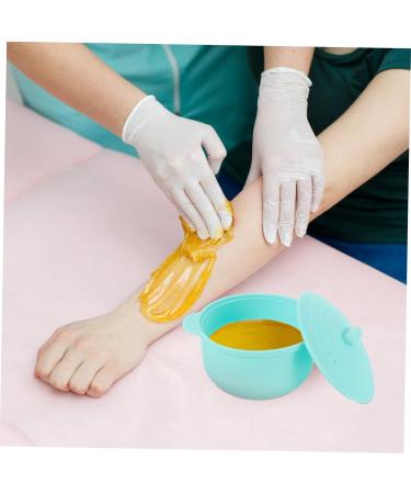 Beavorty Silicone Waxing Pot for Legs - Eco-Friendly Beauty Shell Mini Makeup Accessory Wooden Bowl for Skincare - 1 Pack (Green) - Buy Online on SooperMarket.com