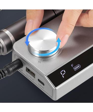 kawehiop Powerful Motor Electric Nail Drill For Efficient Nail Polishing With Accessory Rechargeable Nail Gel Polisher polar white - Buy Online on SooperMarket.com