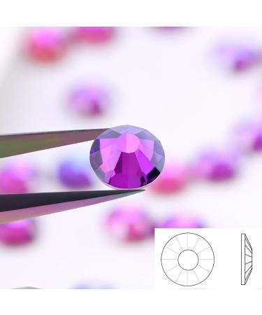 Yhmq 2880pcs Purple Velvet Rhinestones & Nail Crystals - SS10 (2.6mm & 2.8mm) for Stunning Nail Art - Buy Online on SooperMarket.com