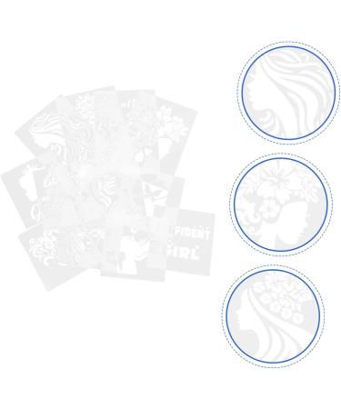 STOBOK 12pcs Women's Hollow Drawing Board Stencil Miss Aldult - Buy Online on SooperMarket.com