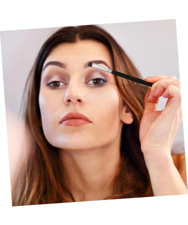 Baluue 6pcs Flat Eyebrow Brush Eyeliner Brush Eye Makeup Brush Eyebrow Makeup Brush Black Artificial Fiber - Buy Online on SooperMarket.com
