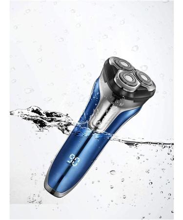 Buy Waterproof Electric Razor for Men - Rechargeable Shaver with Pop-up Trimmer & LED Display | International Shipping Available - Buy Online on SooperMarket.com