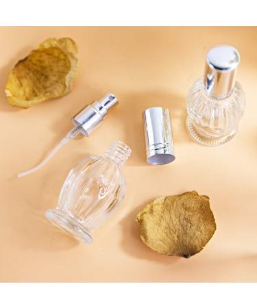YU FENG 12pcs Clear Glass Spray Bottles - Refillable Essential Oil & Perfume Bottles with Funnel & Pipette Dispenser - Buy Online on SooperMarket.com