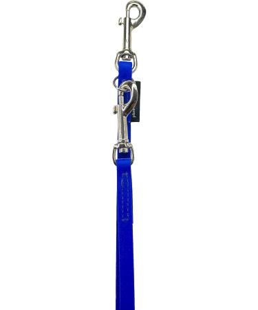 Buy Biothane Dog Leash for Small & Large Dogs - Adjustable Lengths 2m to 5m Durable 16mm Blue with Silver Hook - Buy Online on SooperMarket.com