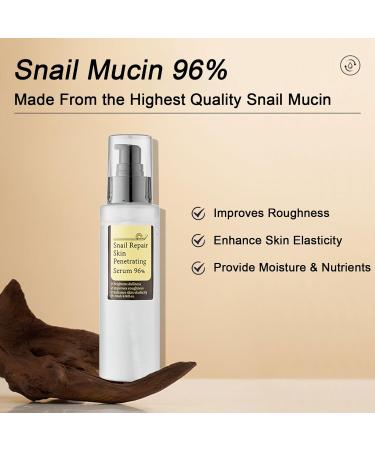 Advanced Snail Mucin 96% Power Repairing Essence | Hydrating Anti-Aging Face Serum for All Skin Types - Buy Online on SooperMarket.com