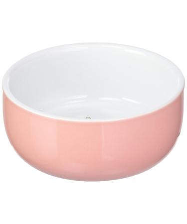 Nobby Rabbit Rodent Ceramic Bowl Diameter 11 cm x 4.5 cm Salmon/White Salmon-white 1 St ck (1er Pack)