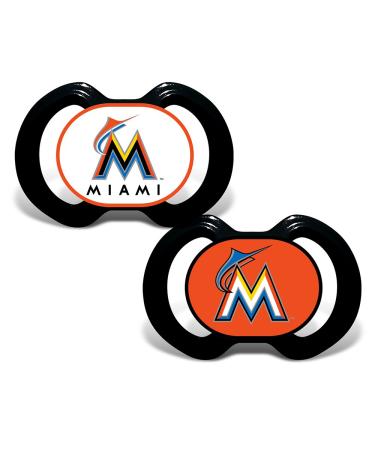 MasterPieces MIM2000: Miami Marlins Pacifier 2-Pack
