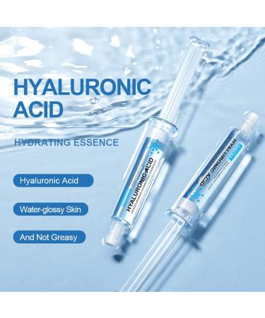 Hyaluronic Acid Serum for Deep Hydration & Brightening | Repair Acne Moisturize Dry Skin Reduce Dark Spots | Non-Greasy Daily Skin Care - 0.35oz - Buy Online on SooperMarket.com