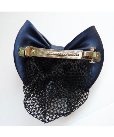 BEALIFE Elegant And Professional Snood Net Bow Hair Net For Stylish Hairdos Professional Hair Plate Mesh Pocket Cloth Good Gifts Two Bows-wine red - Buy Online on SooperMarket.com