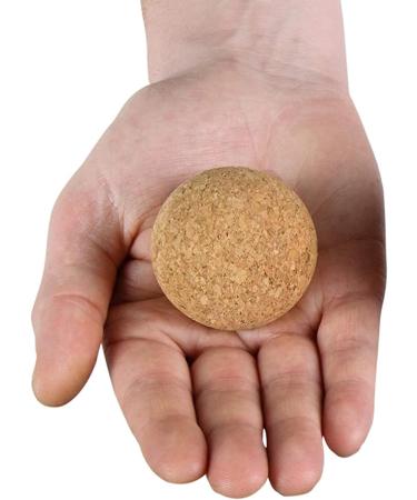 Natural Cork Yoga Studio Massage Ball - 4 cm | Eco-Friendly Recovery Tool for Pain Relief & Muscle Relaxation - Buy Online on SooperMarket.com