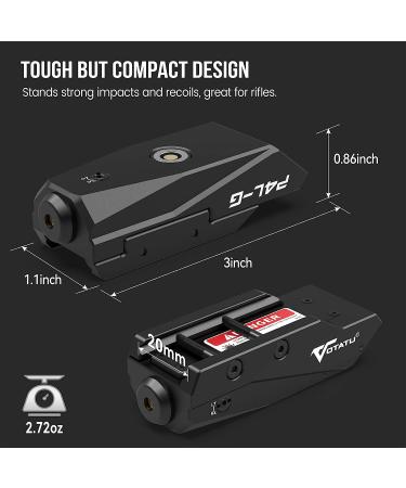 Votatu P4L-G Picatinny Green Laser Sight with Strobe Function | USB Rechargeable - Buy Online on SooperMarket.com