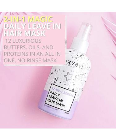 FoxyBae 12-in-1 Hair Mask for Dry & Damaged Hair - Argan Oil, Biotin & Shea Moisture Treatment (8 oz) - Buy Online on SooperMarket.com