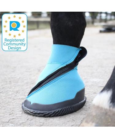 Woof Wear Reusable Medical Hoof Boot-WB0063 Blue 7 UK - Buy Online on SooperMarket.com