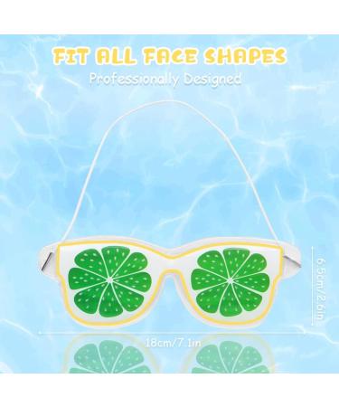 Gel Eye Mask 4 Pack Relaxing Sleep Eye Patch Eye Cover Reusable Hot & Cold Compress Gel Pack for Puffy Tired Eyes Dark Circles Migraine Stress Relief - Buy Online on SooperMarket.com