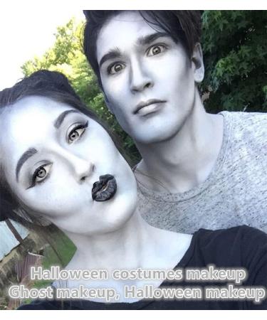 Go Ho Water Based Light Gray Face Paint Stick 1.06 Oz - Non-toxic Cream Body Makeup for Theater & Halloween SFX Cosplay - Buy Online on SooperMarket.com