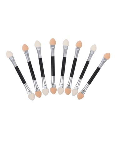 FOYTOKI 20pcs Latex Eye Shadow Stick Dual Sides Eyeshadow Double-ended Eye Shadow Brush Plastic
