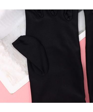 Solustre UV Protection Manicure Gloves - Anti-UV Half-Finger Nail Dryer Tools - 2 Pairs in Black for Salon & Home Use - Buy Online on SooperMarket.com