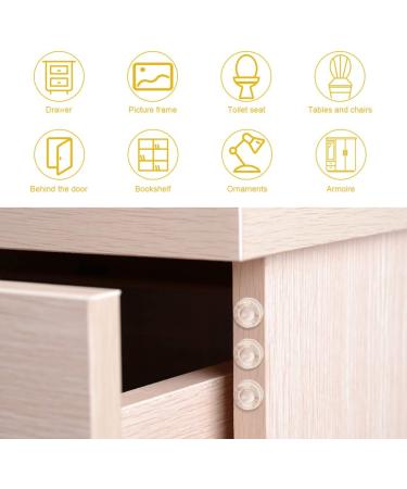 Buy Self-Adhesive Rubber Buffers | 316 Elastic Stop Buffers for Glass & Furniture | Protective Nips - 8 Sizes Available - Buy Online on SooperMarket.com
