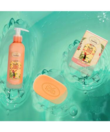 Un Air d'Antan Orange Blossom & Lily of the Valley Scented Bar Soap Gift Set - Vintage French Bath and Body Set with Body Lotion and Organic Soap Bar - Buy Online on SooperMarket.com