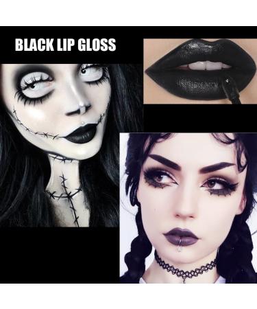 Black Matte Liquid Lipstick - Long Lasting, Pigmented Lip Gloss for Women & Girls | Waterproof & Non-stick Cup Lip Glaze - 0.10 Fl Oz - Buy Online on SooperMarket.com