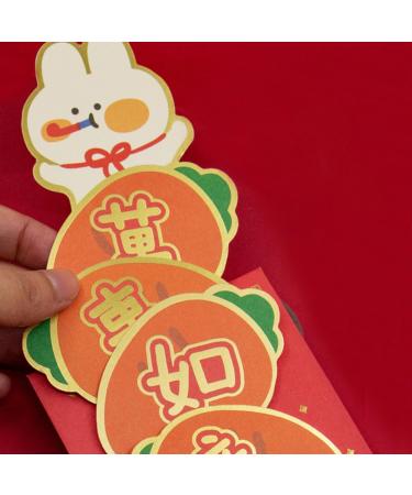 Amosfun 12 Pcs 2023 Red Envelope Lai See Hong Bao Birthday Money Pockets Cash Envelopes Wedding Red Pocket Rabbit Year Red Packets Lucky Money Packets Wedding Money Year Red Envelope Paper - Buy Online on SooperMarket.com