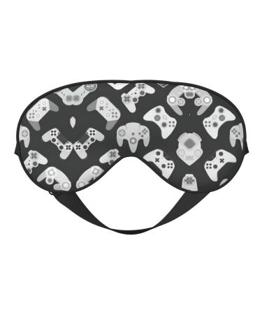 SSIMOO Game Controller Sleep Mask-Adjustable Breathable Fashionable Eye Mask for A Comfortable Sleep Experience Black
