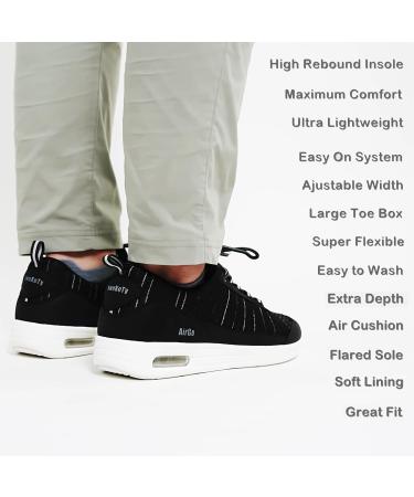 KWUKOTY Men's Orthopedic Walking Shoes Plantar Fasciitis Diabetes Swollen Feet Wide Sizes 7.5-12 White - Buy Online on SooperMarket.com