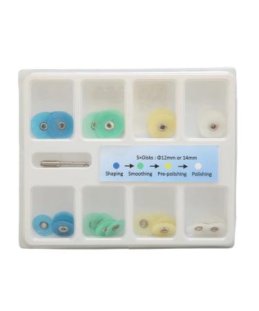 40 PCS Dental Finishing Polishing Discs Metal Connectors Resin Oral Tooth Polishing Disc for Dentist