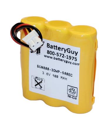 3N-600AACL Replacement 3.6V 900mAh Nickel Cadmium Battery Brand Equivalent (Rechargeable)