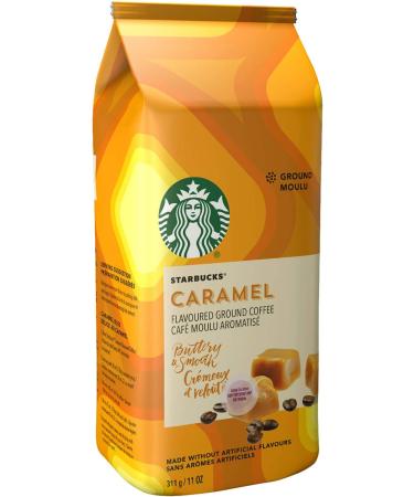STARBUCKS Caramel Flavoured Ground Coffee 311g Bag & Pike Place Ground Coffee Medium Roast Coffee 100% Ground Arabica Beans - 340g Bags (Pack of 6 2040g) - Buy Online on SooperMarket.com