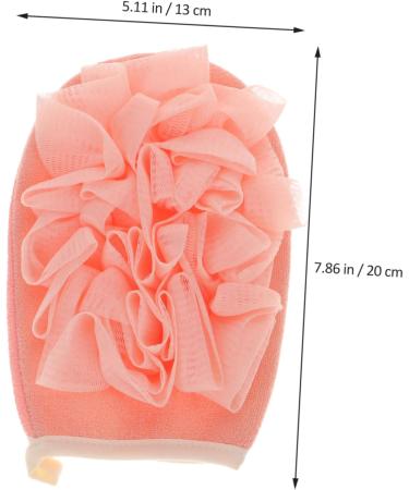 2pcs Exfoliating Gloves for Shower | Double-Sided Loofah | Blue & Pink - Remove Dead Skin & Enhance Your Skincare Routine - Buy Online on SooperMarket.com
