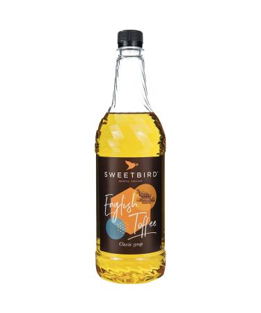 Sweetbird English Toffee Syrup (1 Litre) - Vegan Friendly English Toffee Syrup Only